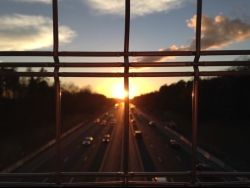 Highway at Sunset